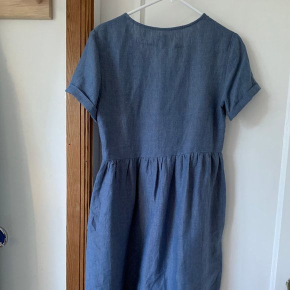 NWT OFFON Linen dress XS - Picture 4 of 7